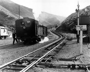 The paired Fell engine and Brake ban of the Rimutaka Incline