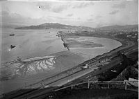Reclamation underway in  Thorndon in 1925