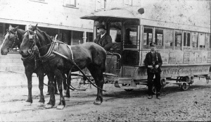 Wellington Horse Tram circa 1900