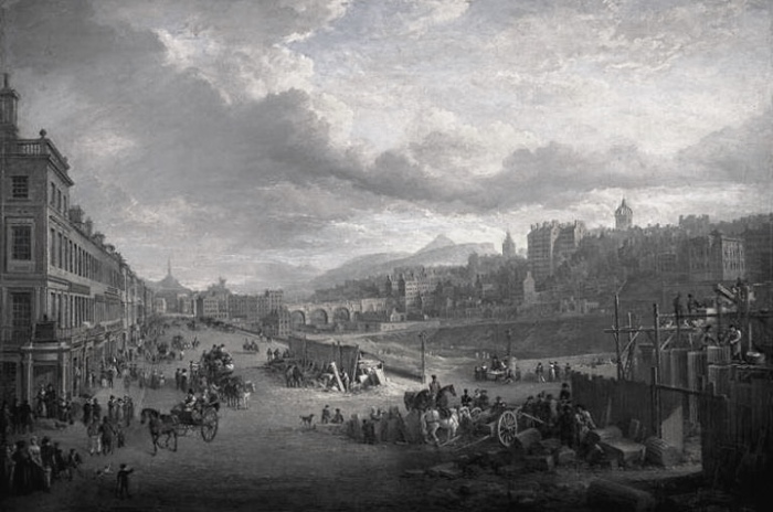 Edinburgh around 1800 (by Alexander Naysmyth) 