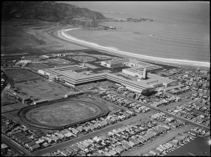 NZ Centennial Exhibition site at Rongotai, Wellington (1940).